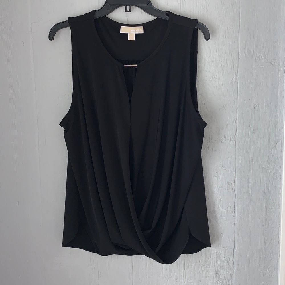 Michael Kors Black Sleeveless Top XL